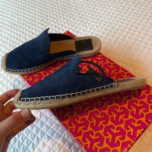 Tory Burch - Max espadrille slide - Blue - Size 6
